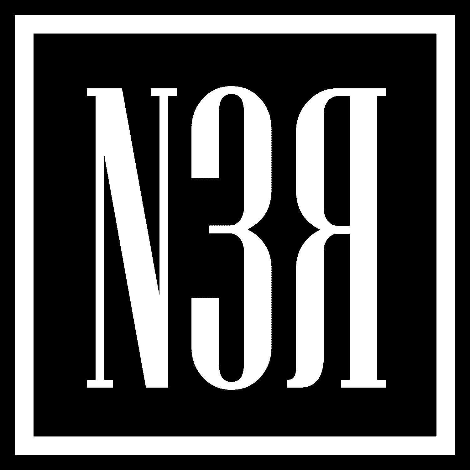 N3R Film Logo mit Umrandung